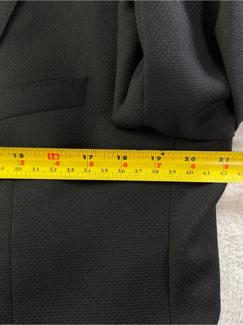BOSS Hugo Boss The Clash Black Virgin Wool Blazer 42R